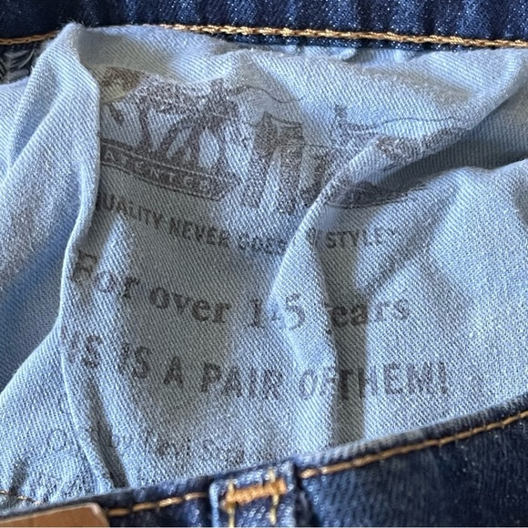 Levis Mens 511 Slim Fit Stretch Jeans 31x32 dark wash  Denim Cotton Blend‎ - Picture 4 of 13